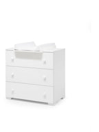 Fien commode met uitgeschoven verzorgingsblad en maatvoering