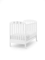 Juul babybed in wit met grijze accenten