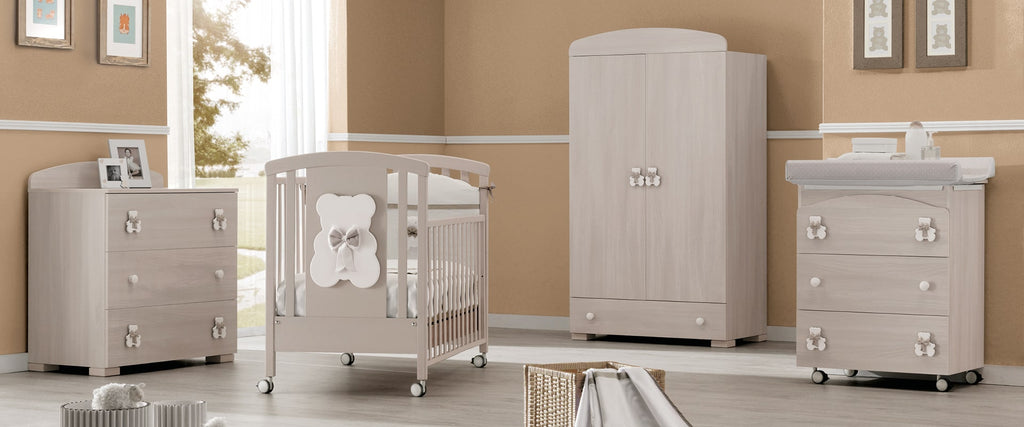 Kiki babykamer in tortora gebleekt