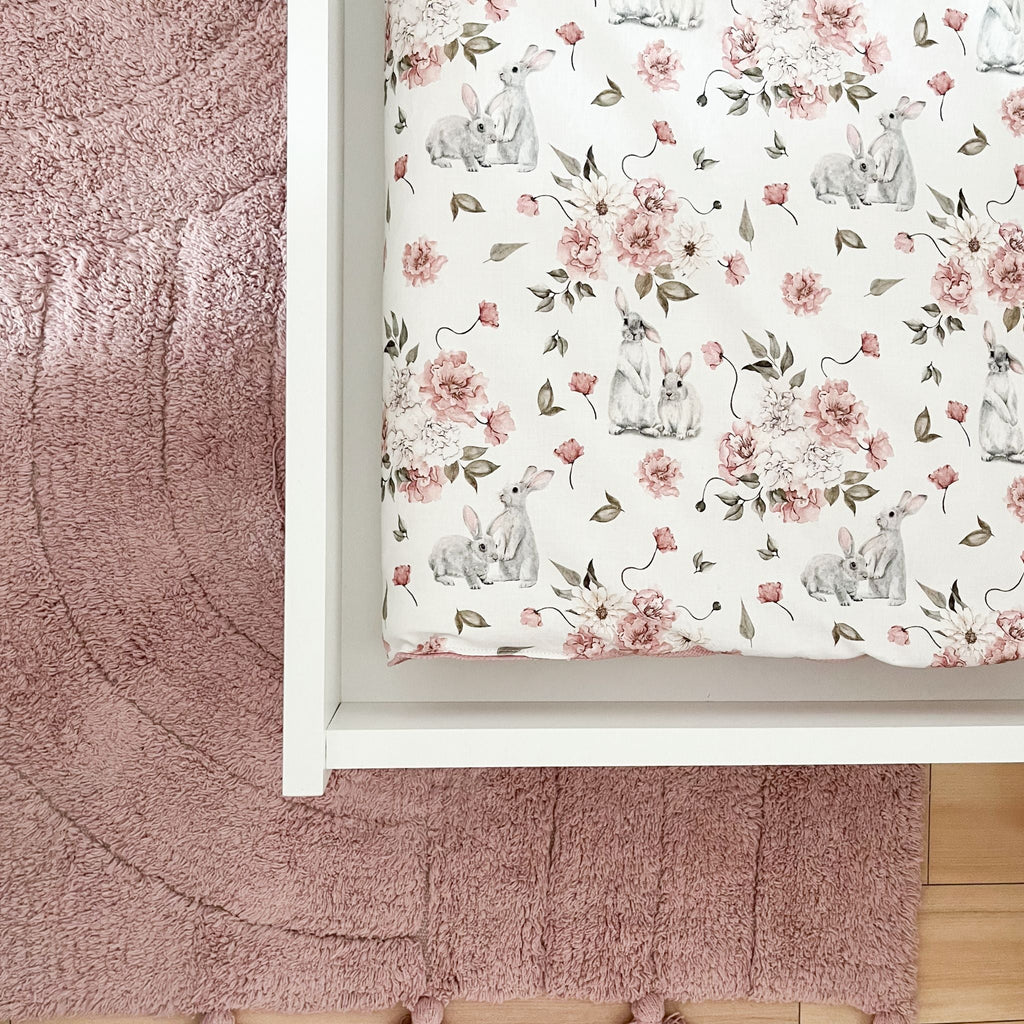Puur babybed 120x60 wit – zijaanzicht