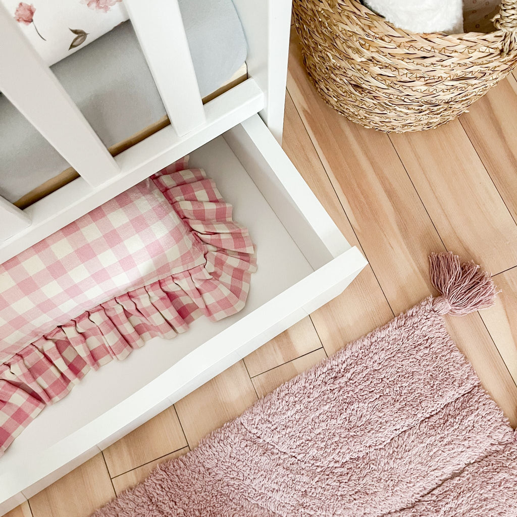 Puur babybed 120x60 wit – detail afwerking