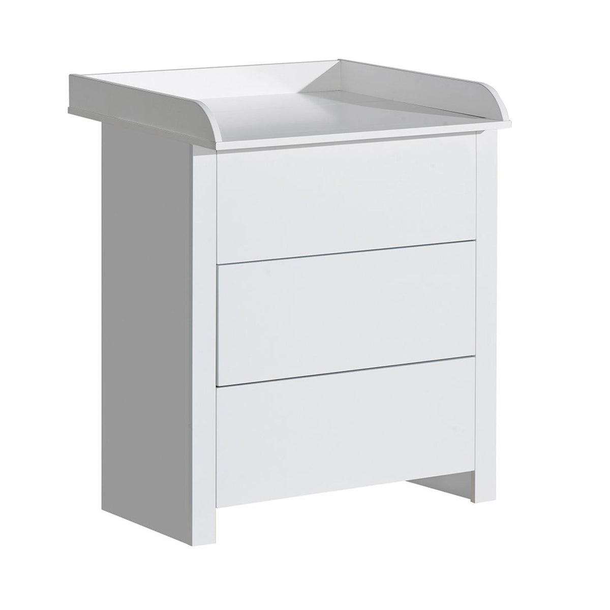 Puur commode greeploos wit – vooraanzicht