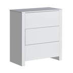 Puur commode greeploos wit – zijaanzicht