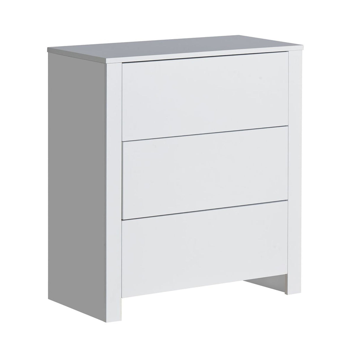 Puur commode greeploos wit – zijaanzicht