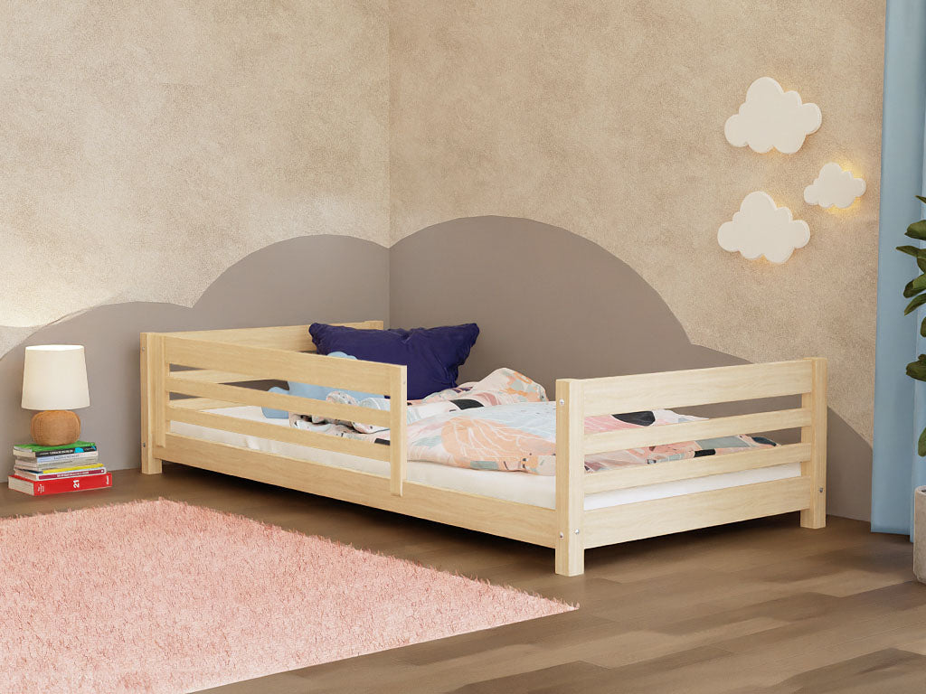 Sem kinderbed met twee hoofdborden en valbeveiliging voor