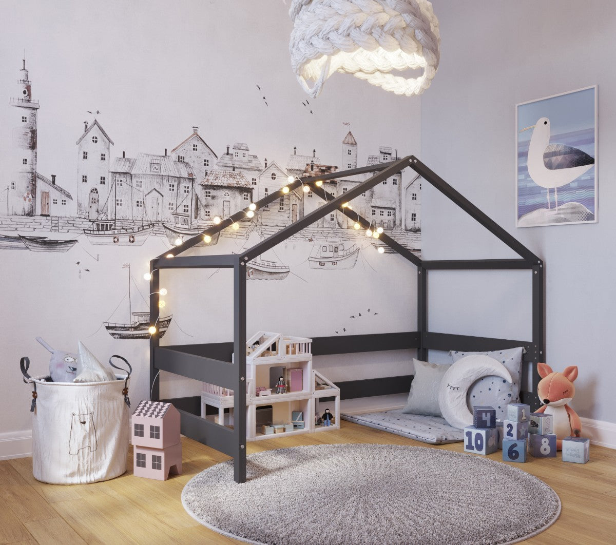 FunnaX Fjell speelhuis – Antraciet – aanvullend productbeeld