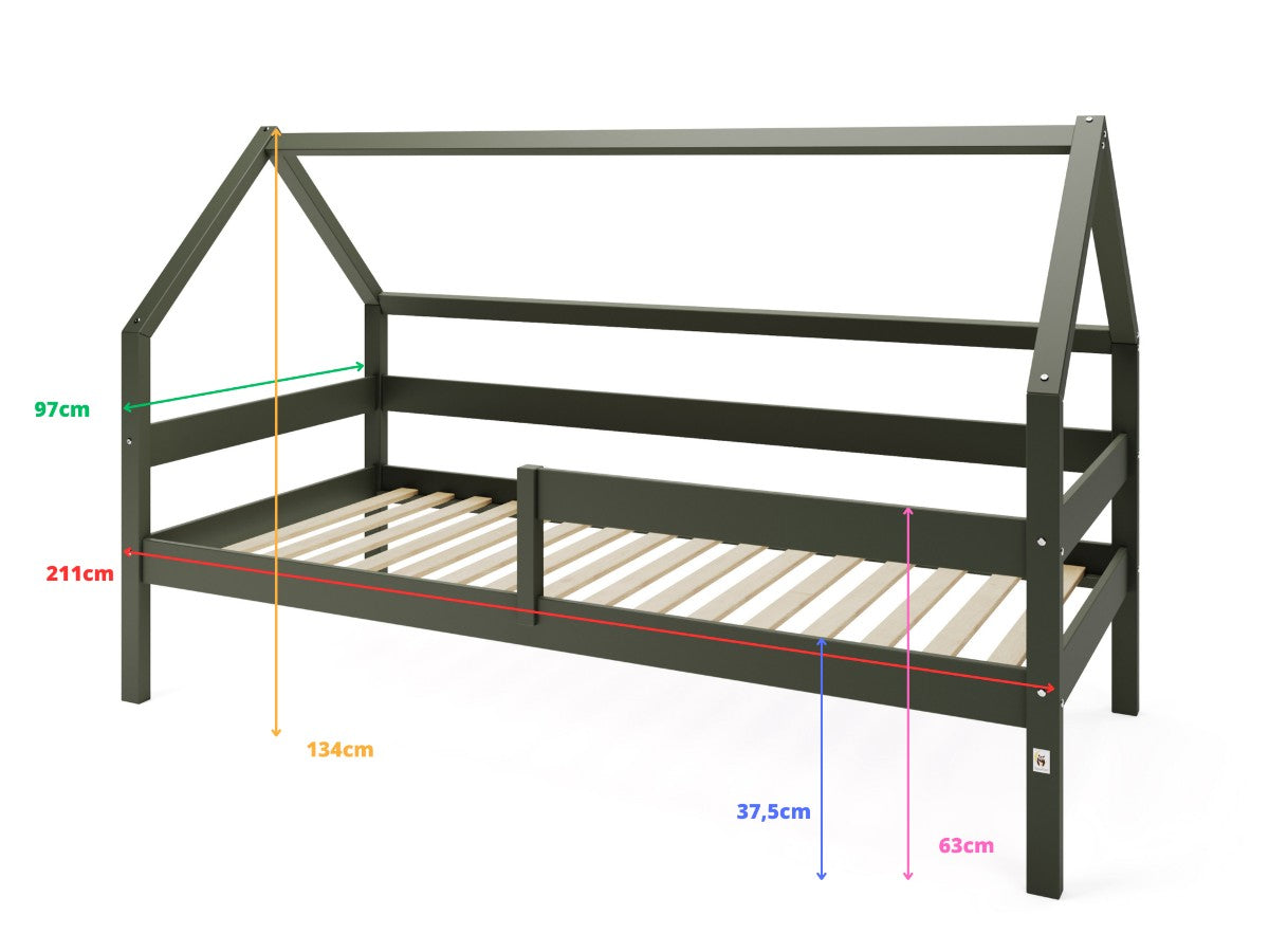 FunnaX Sol huisbed – Groen – aanvullend productbeeld