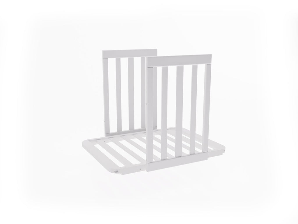 FunnaX Elin ombouwset naar wieg 80 × 60 cm – Wit / Hemelsgrijs – productaanzicht