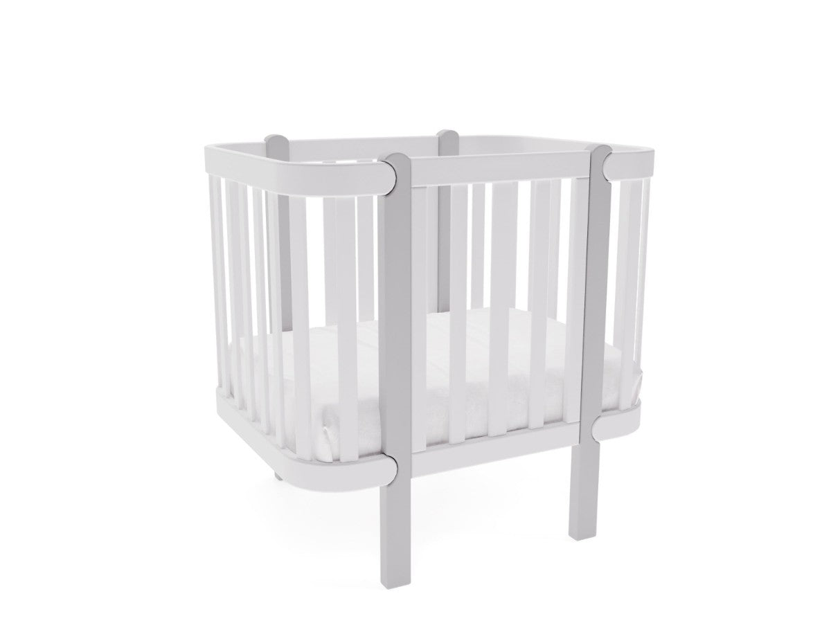 FunnaX Elin ombouwset naar wieg 80 × 60 cm – Wit / Hemelsgrijs – aanvullend productbeeld