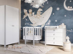 FunnaX Elin ombouwset naar wieg 80 × 60 cm – Wit / Hemelsgrijs – aanvullend productbeeld