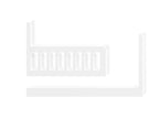 FunnaX Aven multifunctionele rail – Wit – productaanzicht