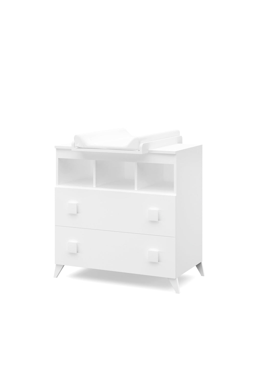 Rens commode met verzorgingsblad in wit
