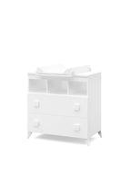 Rens commode met verzorgingsblad in wit