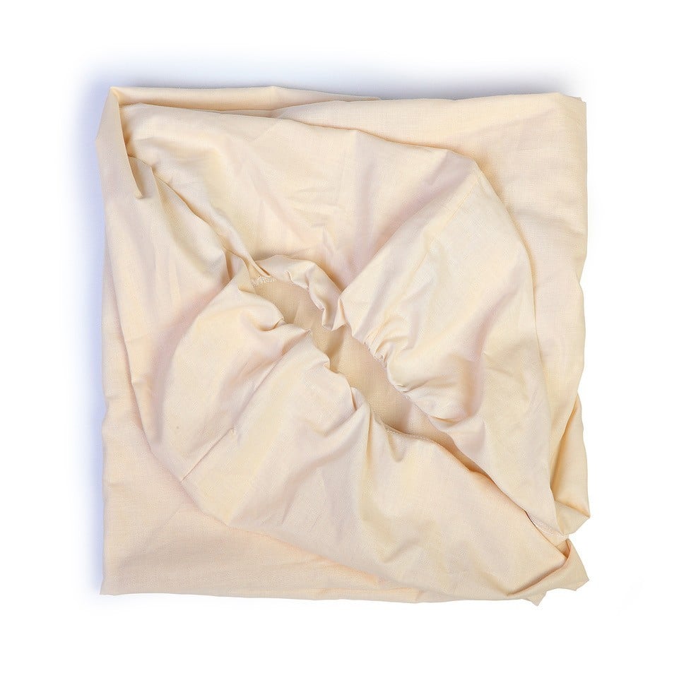 FunnaX Pure Beige hoeslaken 120 × 60 cm – productaanzicht
