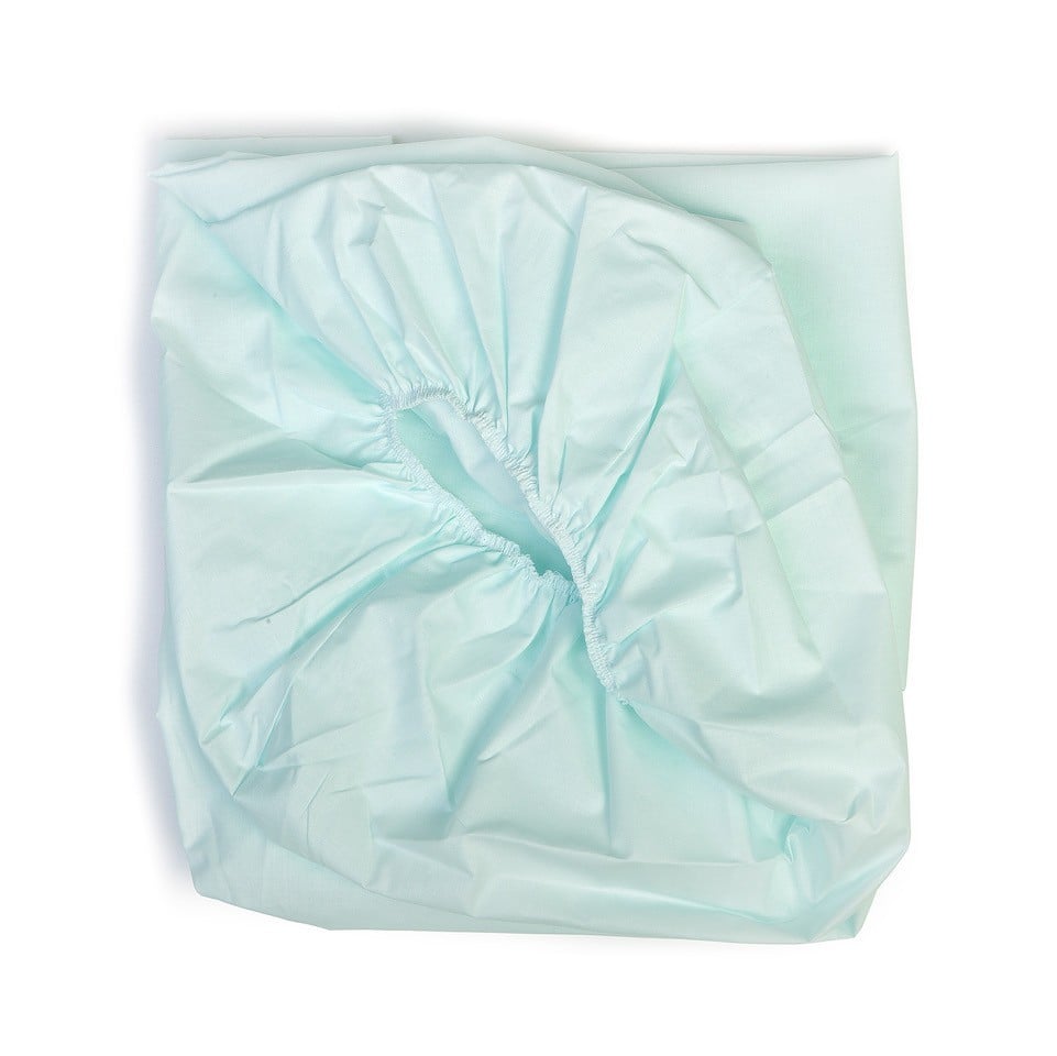 FunnaX Pure Mintgroen hoeslaken 120 × 60 cm – productaanzicht