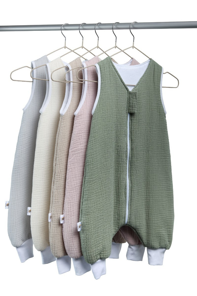 FunnaX Nomi babyslaapzak met pijpjes 72 cm – Grijs – aanvullend productbeeld