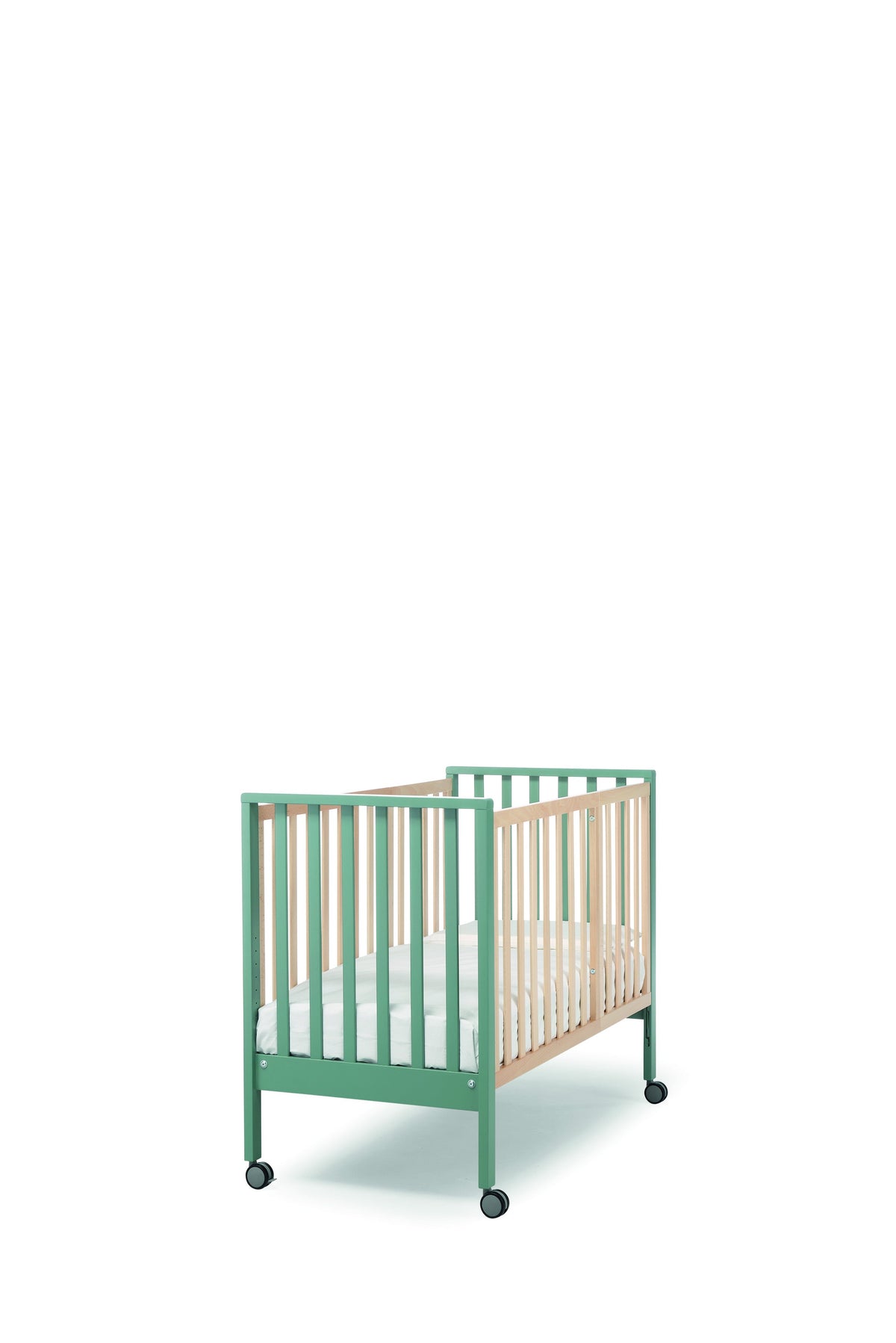 Vera meegroeibed in naturel met saliegroen