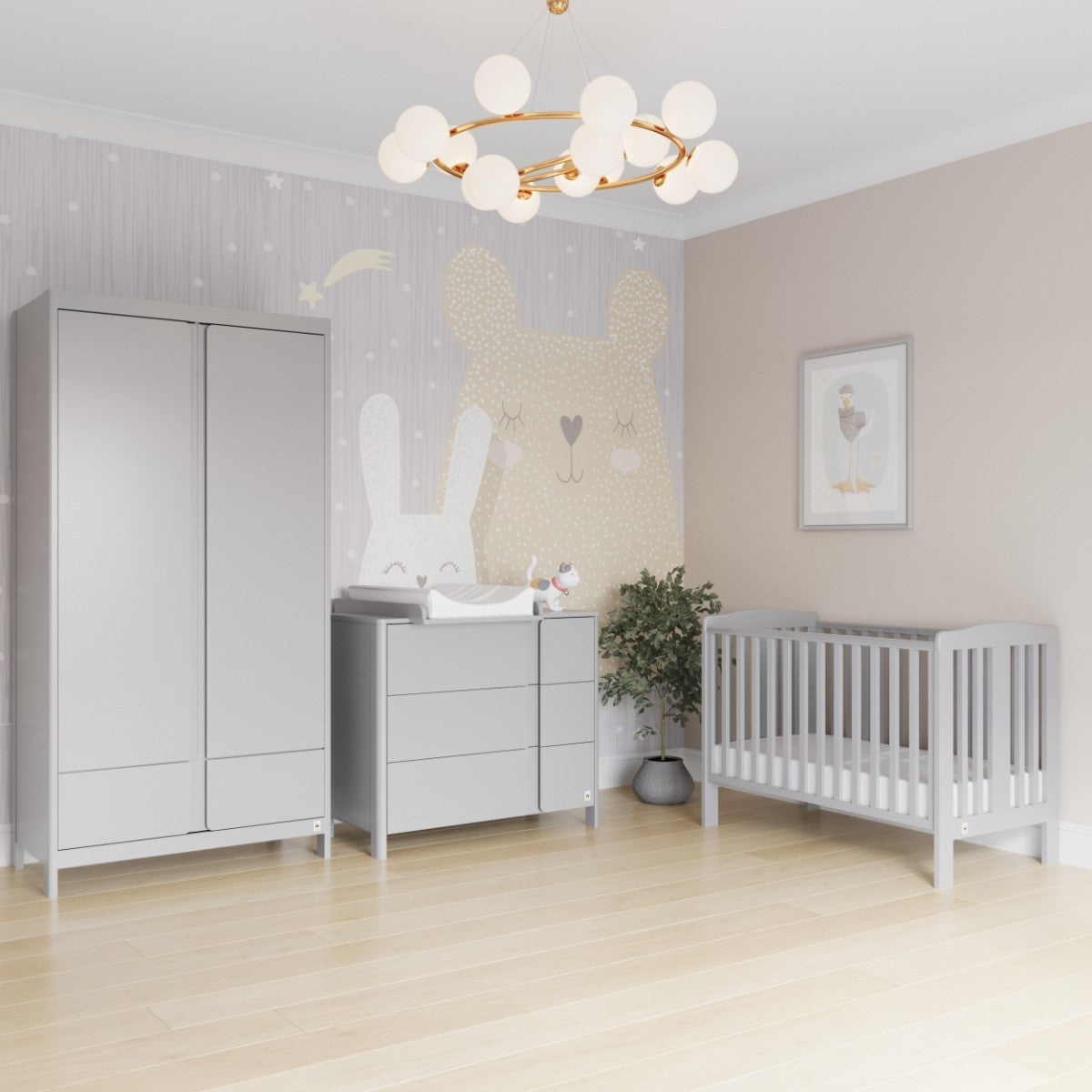 FunnaX Alba kledingkast – Lichtgrijs – aanvullend productbeeld