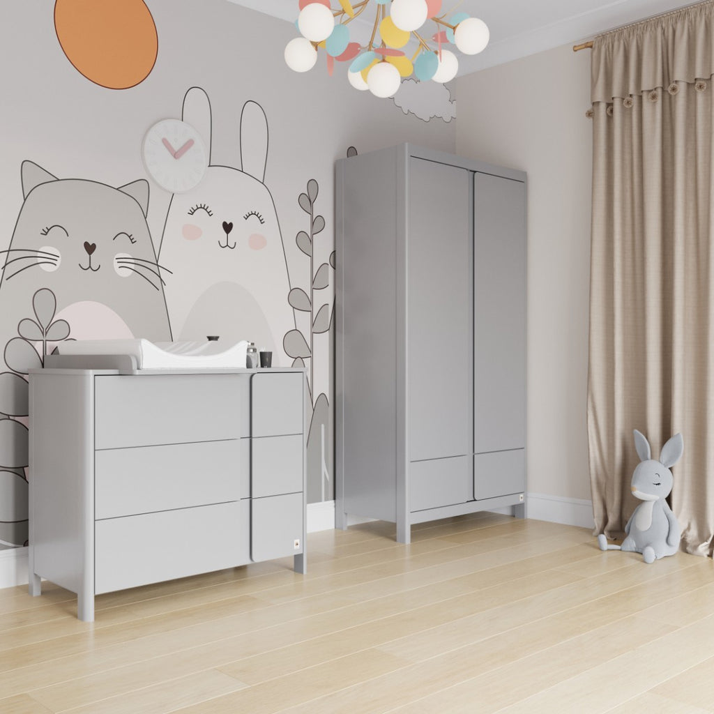 FunnaX Alba kledingkast – Lichtgrijs – aanvullend productbeeld