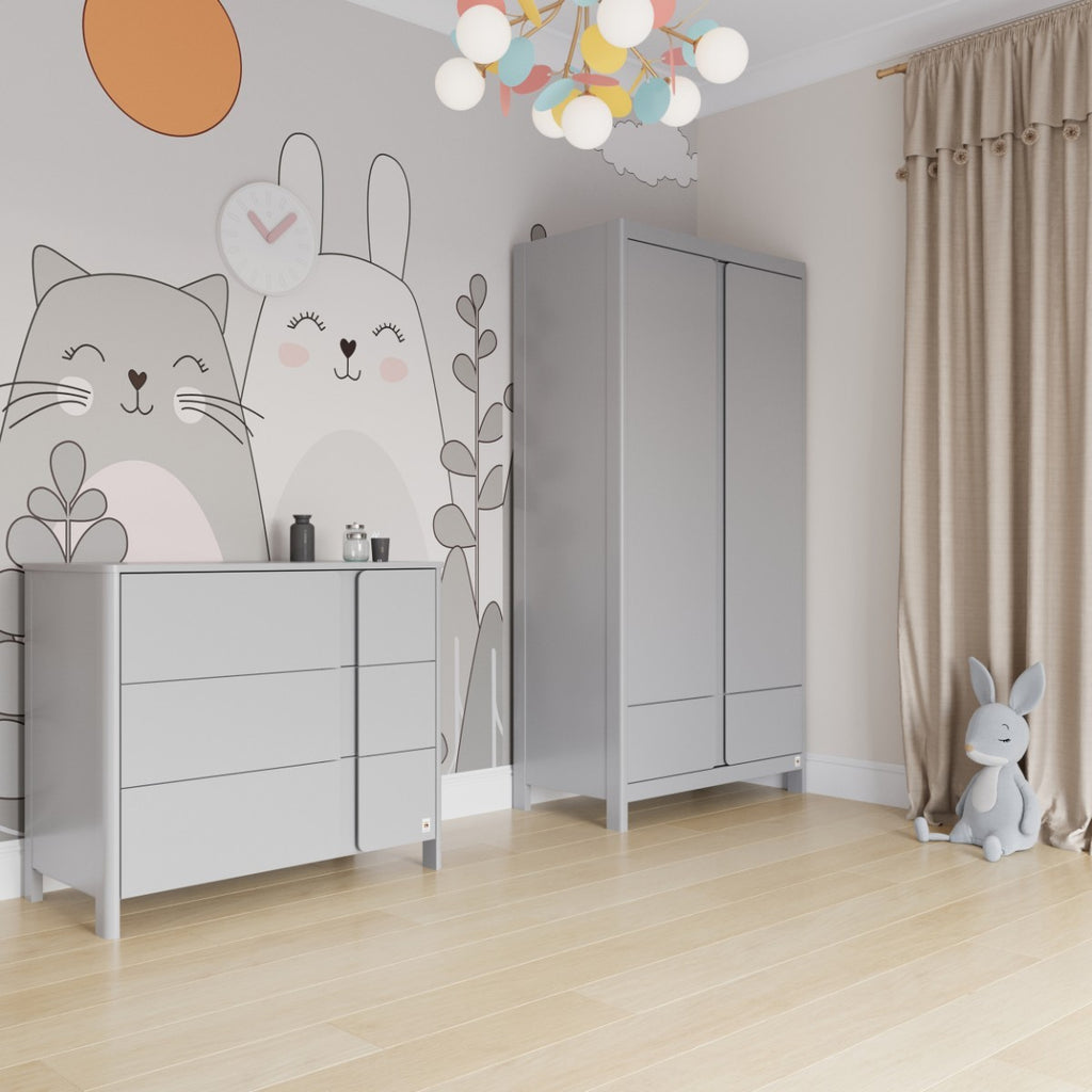 FunnaX Alba kledingkast – Lichtgrijs – aanvullend productbeeld